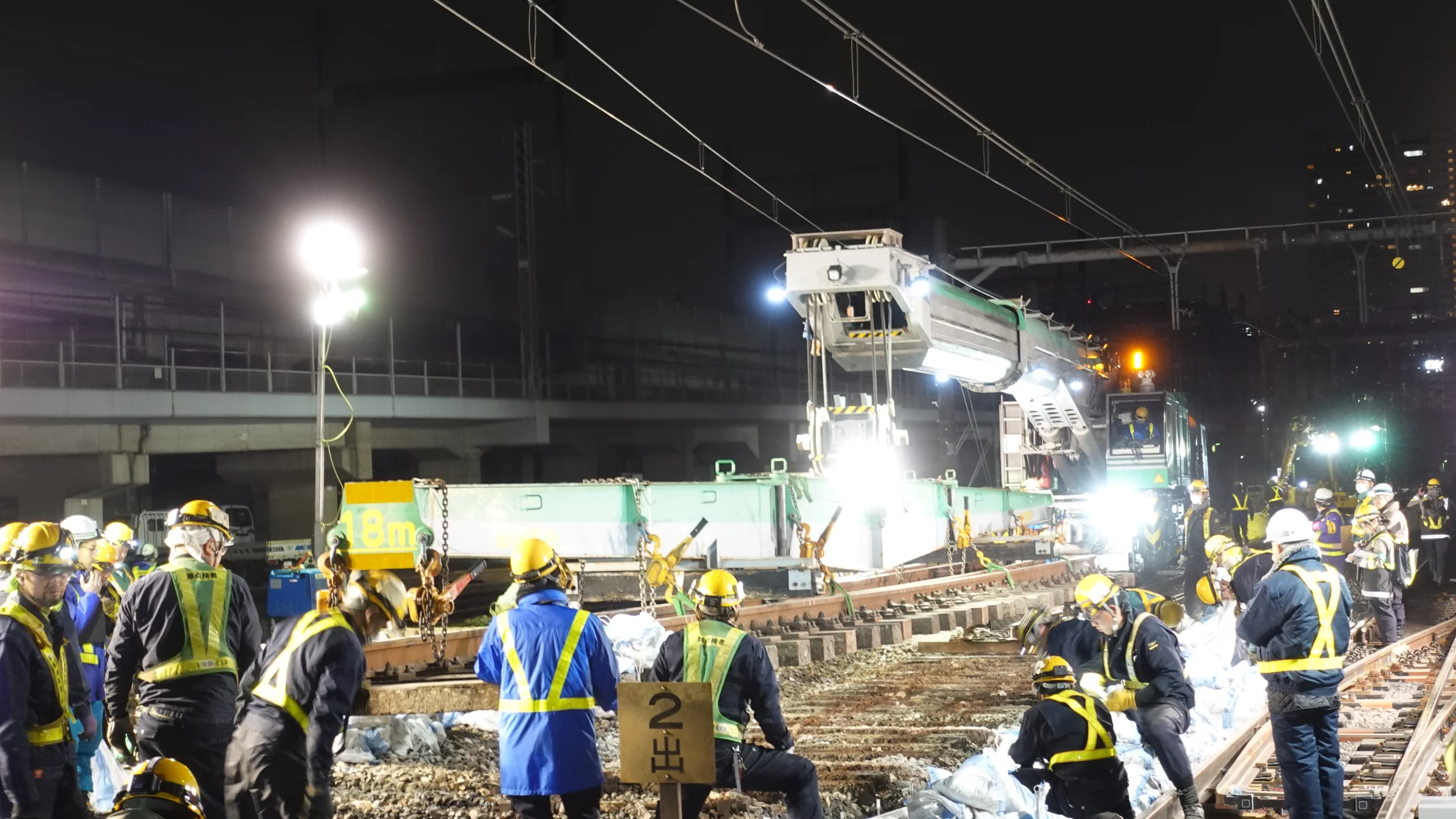田端駅次世代分岐器敷設工事のサムネイル画像です